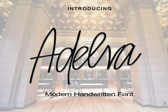 Adelva: A Modern Script for Elegant Branding