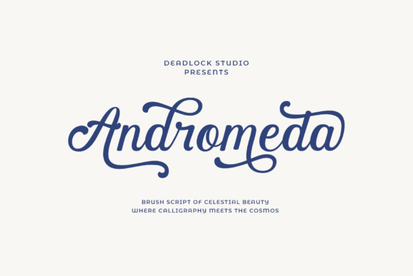 Andromeda: A Brush Script Font for Artistic Flair