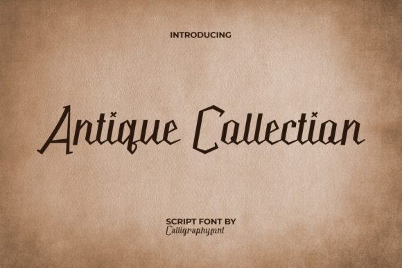 Antique Collection Font: A Vintage Script with a Modern Edge