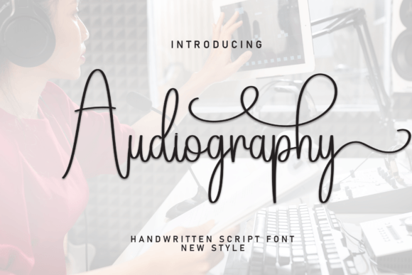 Audiography: The Handwritten Font That Feels Like a Friend