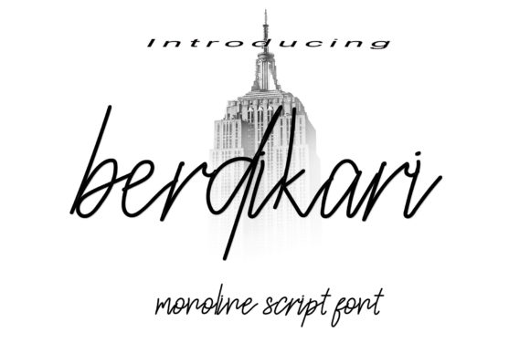 Berdikari: A Script Font for Elegant, Modern Branding