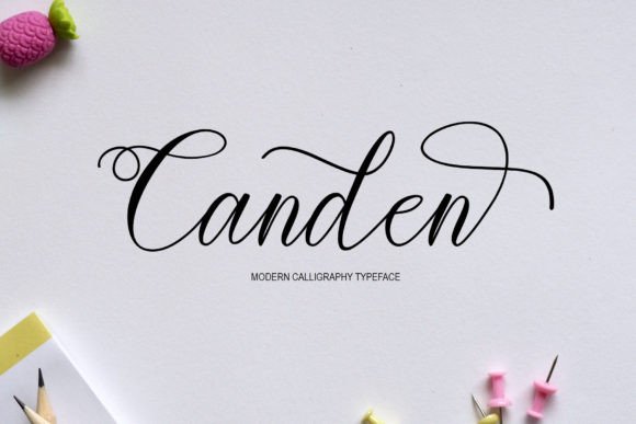Canden Script: A Modern Calligraphy Font That Dances with Elegance
