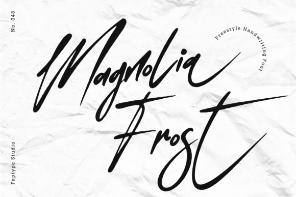Embrace Handwritten Artistry with Magnolia Frost