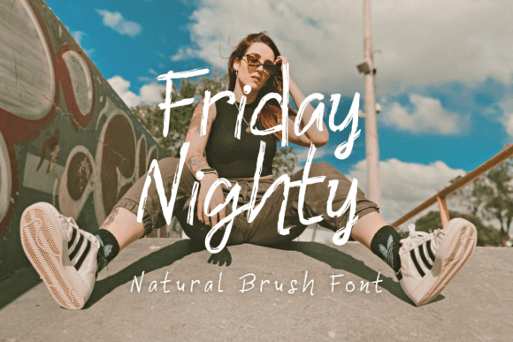 Friday Nighty: The Friendly Script Font with Modern Appeal