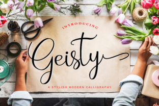 Geisty: A Stylish Calligraphy Font for Modern Projects