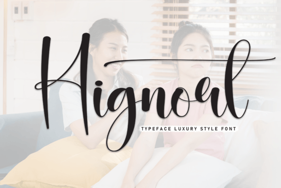 Hignort: A Modern Script Font for Elegant Design Projects