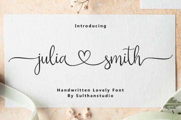 Julia Smith: A Stylish Script for Elegant Design