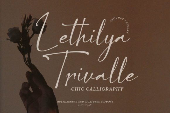 Lethilya Trivalle: A Casual Chic Script for Modern Branding