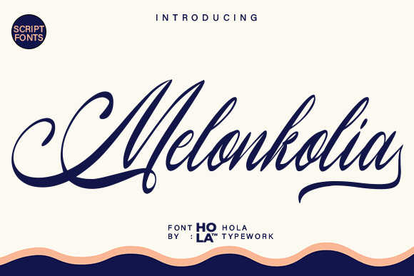 Melonkolia: The Contemporary Script for Modern Design