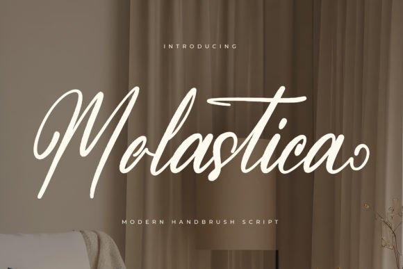 Molastica: Defining Luxury with a Modern Handbrush Script