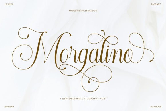 Morgalino: Where Calligraphic Grace Meets Modern Design