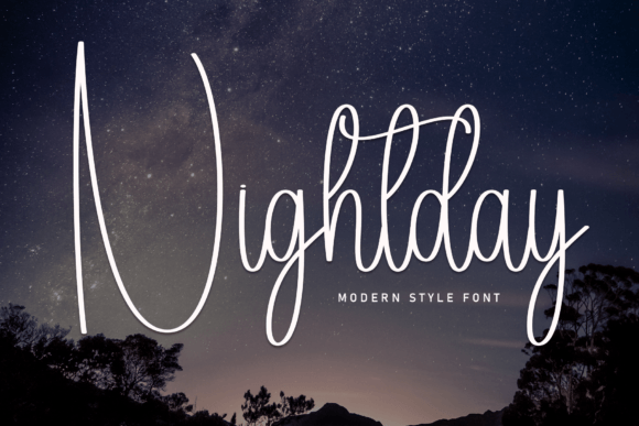 Nightday: The Elegant Script Font for Handwritten Design