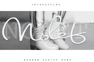 Nolet: A Script Font for Elegant Lettering Projects