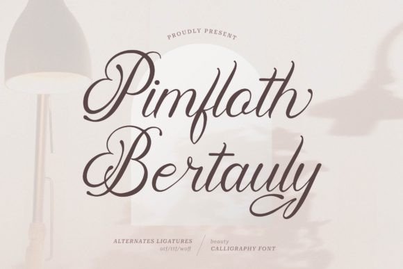 Pimfloth Bartauly: A Font for Modern Elegance