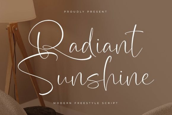 Radiant Sunshine: A Modern Freestyle Script for Elevated Design