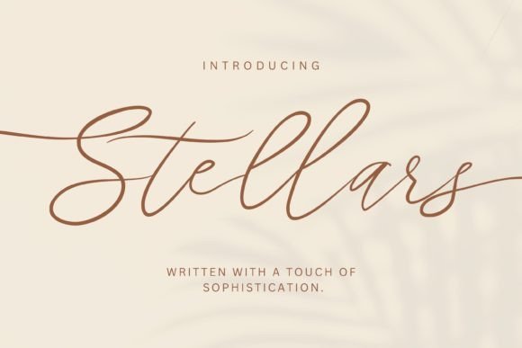 Stellars: The Modern Handwritten Script Font for Elevated Design