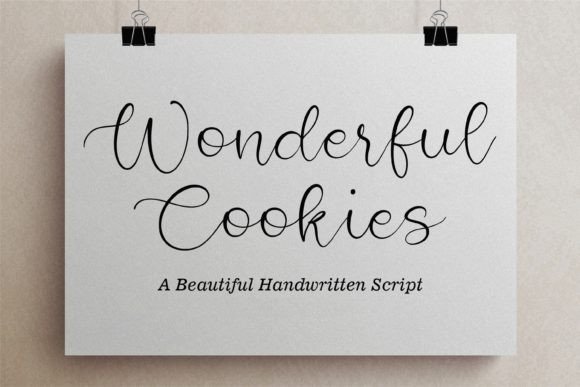 The Handwritten Appeal of Wonderful Cookies