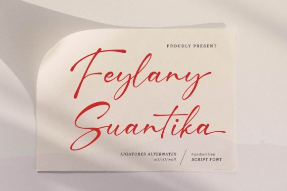 Why Feylany Suantika is the Handwritten Script Your Brand Needs